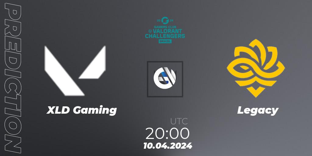 Prognose für das Spiel XLD Gaming VS Legacy. 10.04.2024 at 20:00. VALORANT - VALORANT Challengers Brazil 2024: Split 1