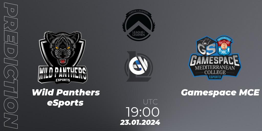 Prognose für das Spiel Wild Panthers eSports VS Gamespace MCE. 23.01.2024 at 19:00. LoL - GLL Spring 2024