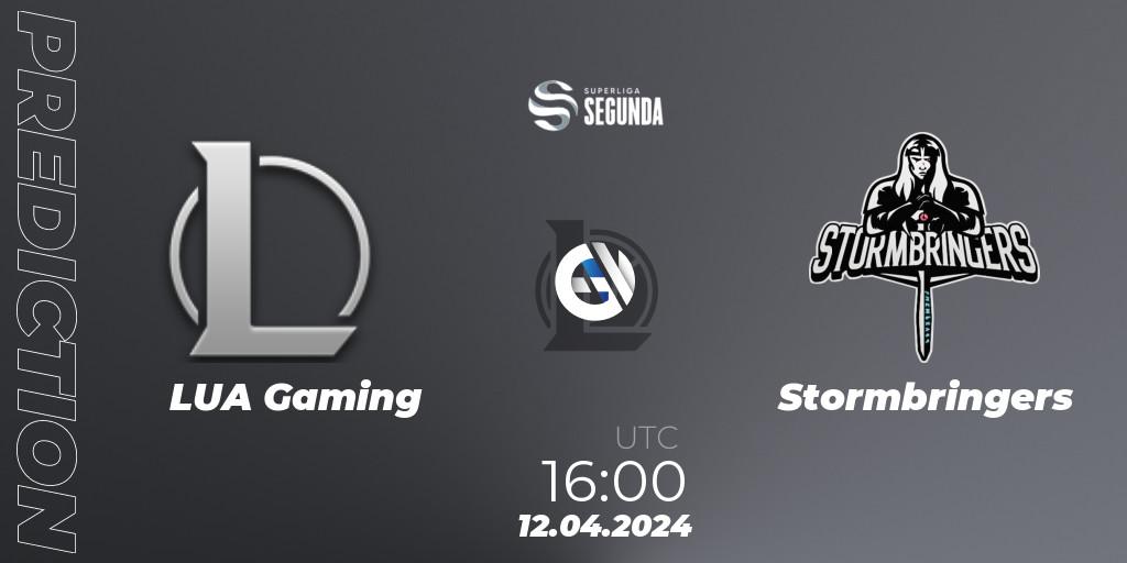 Prognose für das Spiel LUA Gaming VS Stormbringers. 12.04.2024 at 16:00. LoL - Liga de Videojuegos Profesional