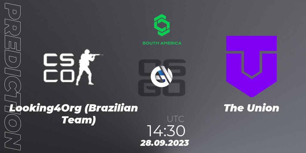 Prognose für das Spiel Looking4Org (Brazilian Team) VS Super Sangre Joven. 28.09.2023 at 14:30. Counter-Strike (CS2) - CCT South America Series #12: Closed Qualifier