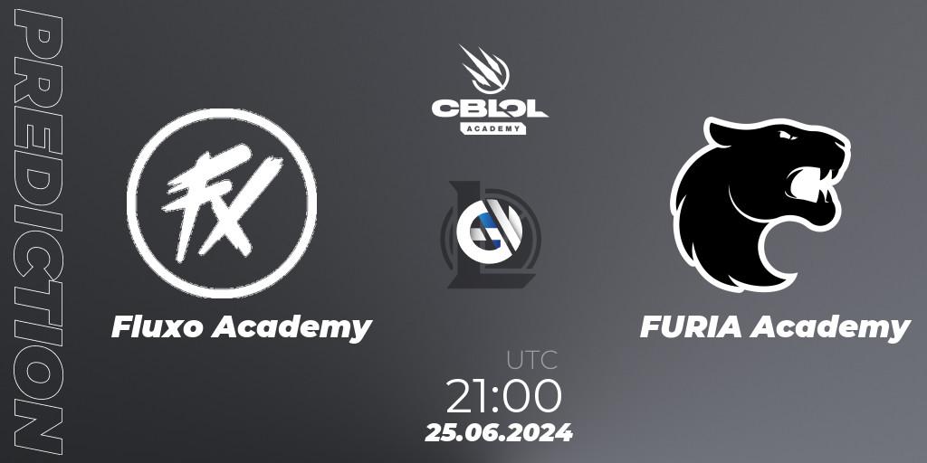 Prognose für das Spiel Fluxo Academy VS FURIA Academy. 25.06.2024 at 21:00. LoL - CBLOL Academy 2024