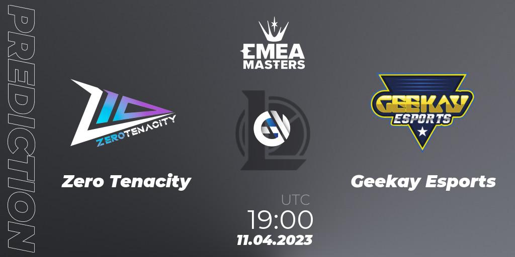 Prognose für das Spiel Zero Tenacity VS Geekay Esports. 11.04.2023 at 19:00. LoL - EMEA Masters Spring 2023 - Group Stage