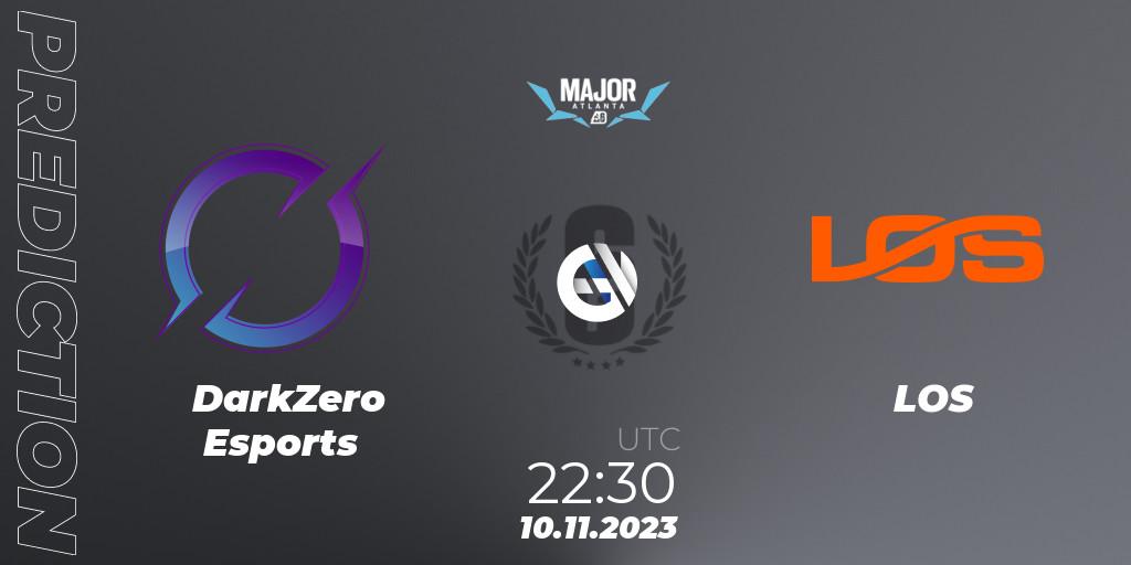 Prognose für das Spiel DarkZero Esports VS LOS. 10.11.2023 at 22:30. Rainbow Six - BLAST Major USA 2023