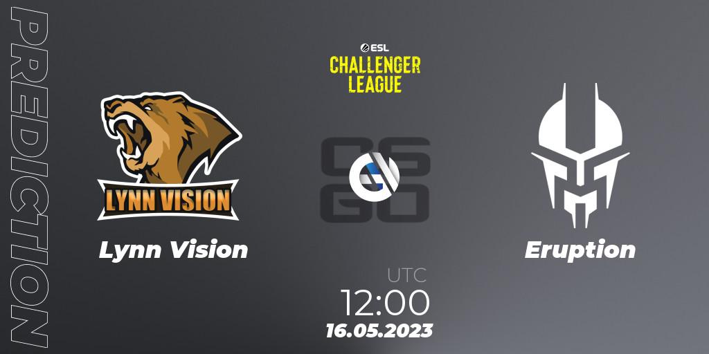 Prognose für das Spiel Lynn Vision VS Eruption. 16.05.23. CS2 (CS:GO) - ESL Challenger League Season 45: Asia-Pacific
