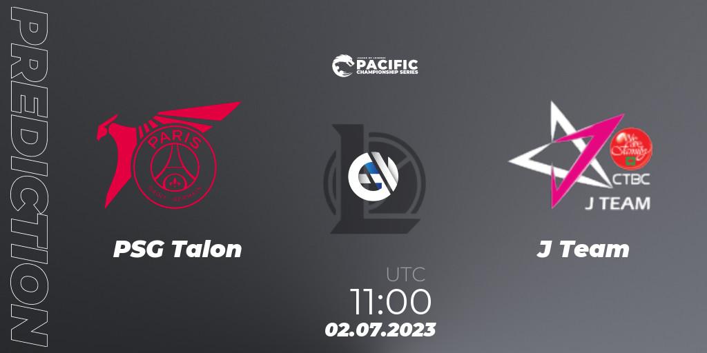 Prognose für das Spiel PSG Talon VS J Team. 02.07.2023 at 11:00. LoL - PACIFIC Championship series Group Stage
