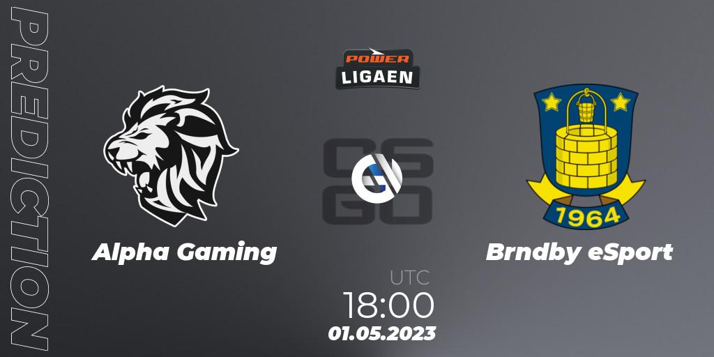 Prognose für das Spiel Alpha Gaming VS Brøndby eSport. 01.05.2023 at 18:00. Counter-Strike (CS2) - Dust2.dk Ligaen Season 23