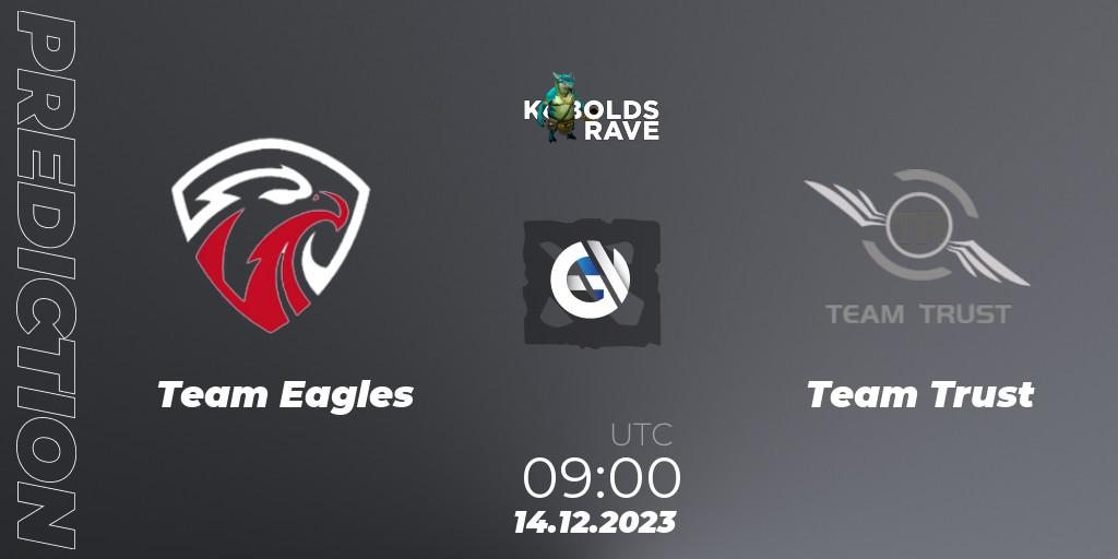Prognose für das Spiel Team Eagles VS Team Trust. 14.12.23. Dota 2 - Kobolds Rave