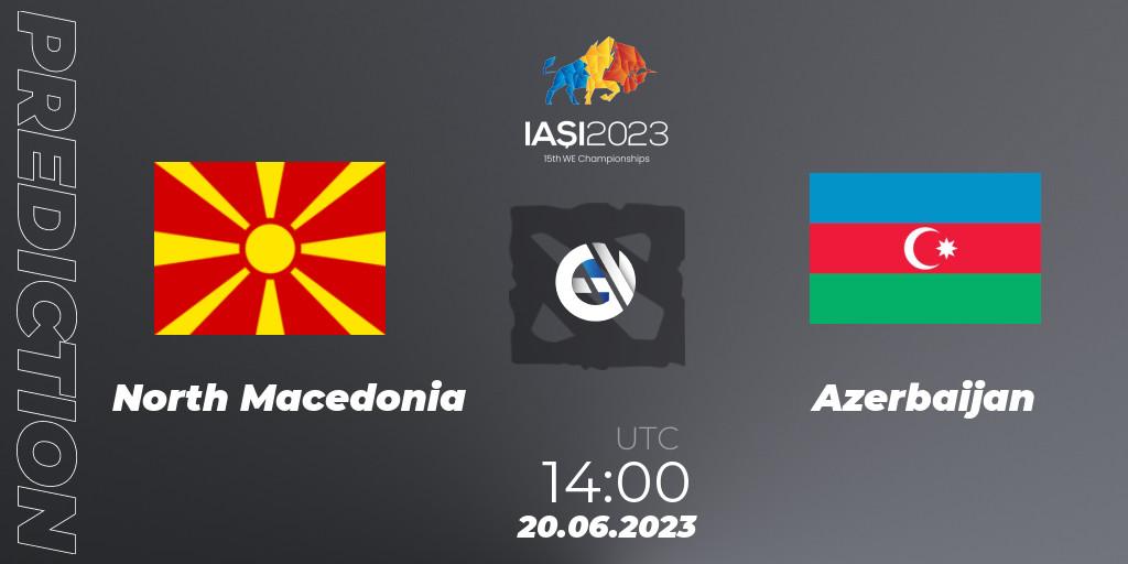 Prognose für das Spiel North Macedonia VS Azerbaijan. 20.06.23. Dota 2 - IESF Europe B Qualifier 2023