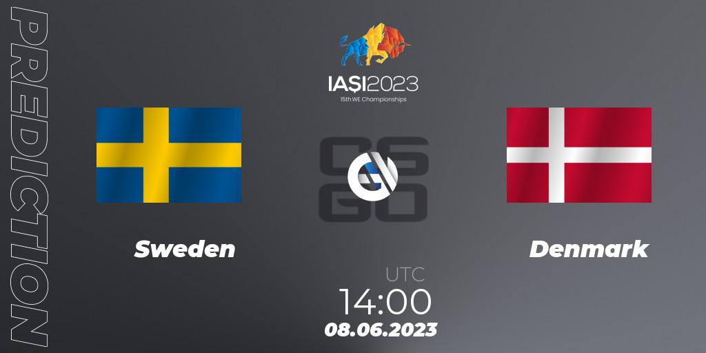 Prognose für das Spiel Sweden VS Denmark. 08.06.23. CS2 (CS:GO) - IESF World Esports Championship 2023: Northern Europe Qualifier