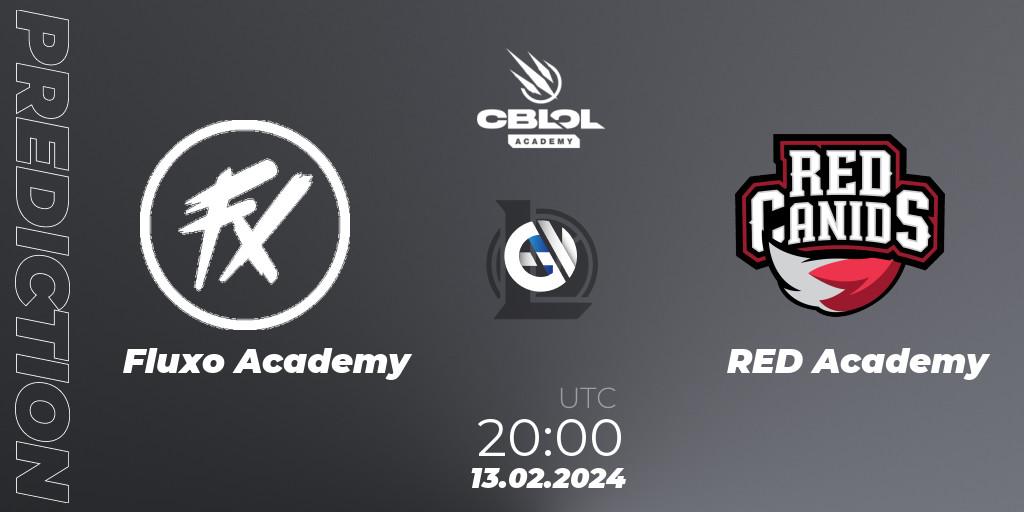 Prognose für das Spiel Fluxo Academy VS RED Academy. 13.02.24. LoL - CBLOL Academy Split 1 2024
