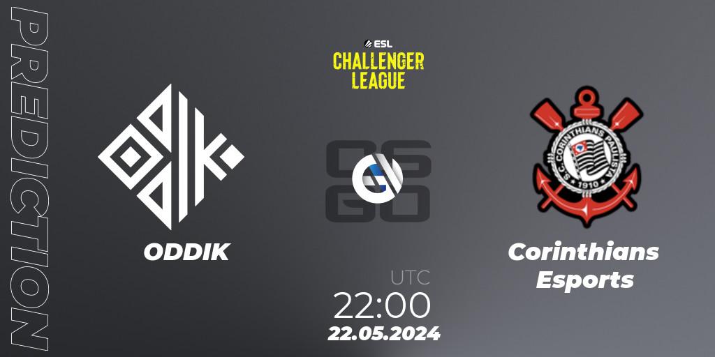 Prognose für das Spiel ODDIK VS Corinthians Esports. 22.05.2024 at 22:00. Counter-Strike (CS2) - ESL Challenger League Season 47: South America