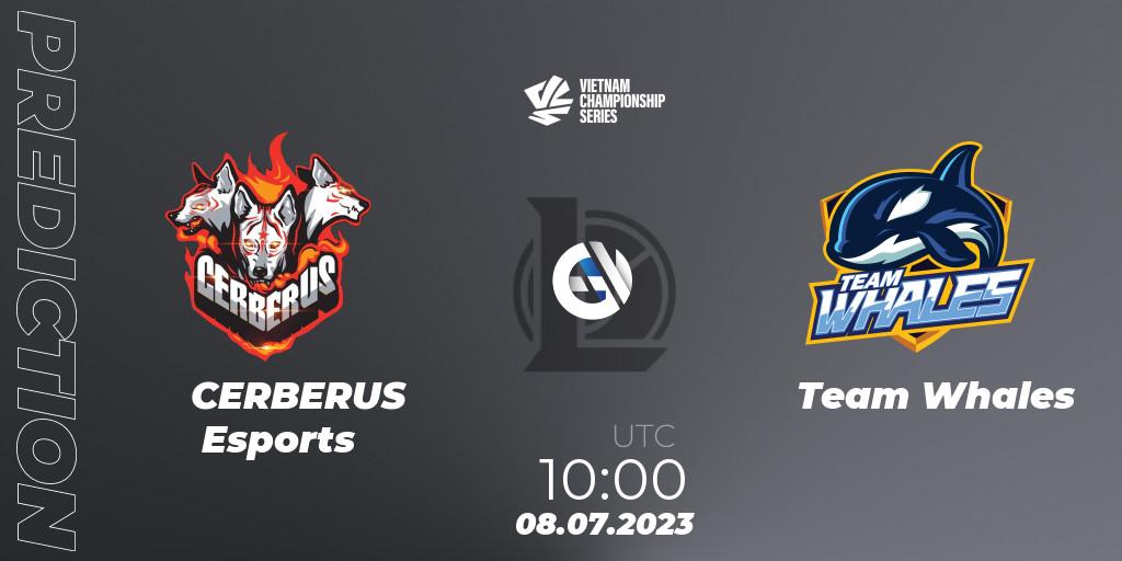 Prognose für das Spiel CERBERUS Esports VS Team Whales. 08.07.23. LoL - VCS Dusk 2023