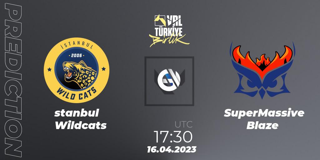 Prognose für das Spiel İstanbul Wildcats VS SuperMassive Blaze. 16.04.23. VALORANT - VALORANT Challengers 2023: Turkey Split 2 - Regular Season