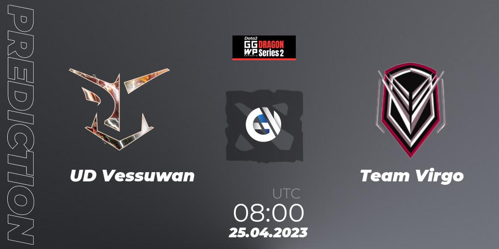 Prognose für das Spiel UD Vessuwan VS Team Virgo. 25.04.23. Dota 2 - GGWP Dragon Series 2