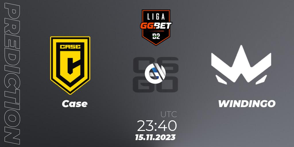 Prognose für das Spiel Case VS WINDINGO. 15.11.2023 at 23:40. Counter-Strike (CS2) - Dust2 Brasil Liga Season 2