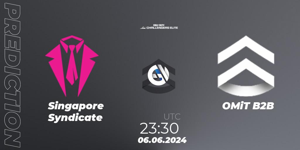 Prognose für das Spiel Singapore Syndicate VS OMiT B2B. 06.06.2024 at 22:30. Call of Duty - Call of Duty Challengers 2024 - Elite 3: NA