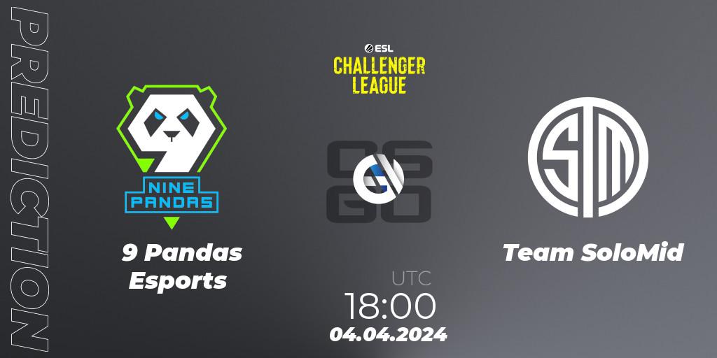 Prognose für das Spiel 9 Pandas Esports VS Team SoloMid. 04.04.24. CS2 (CS:GO) - ESL Challenger League Season 47: Europe