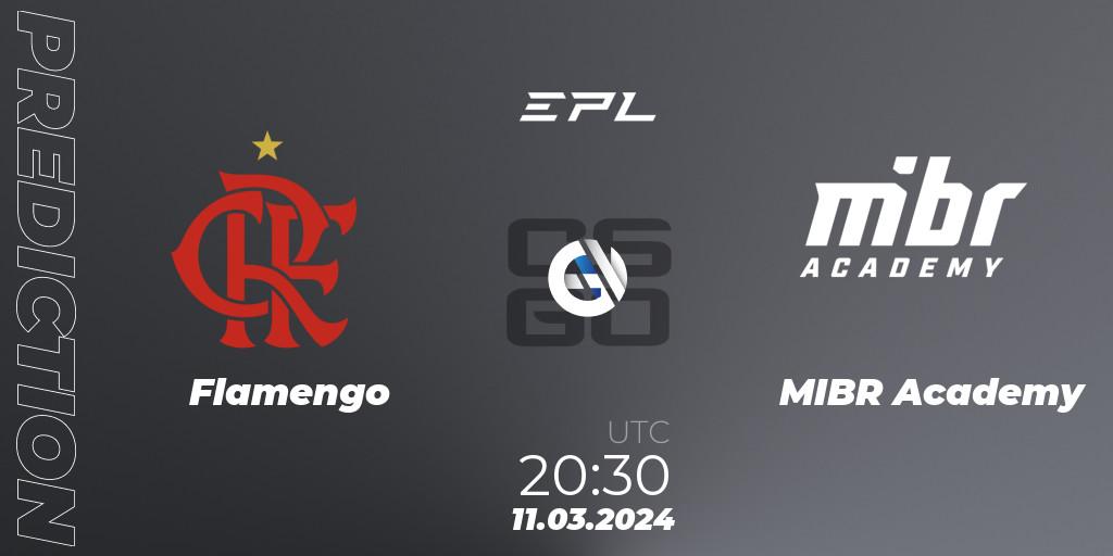 Prognose für das Spiel Flamengo VS MIBR Academy. 11.03.24. CS2 (CS:GO) - EPL World Series: Americas Season 7