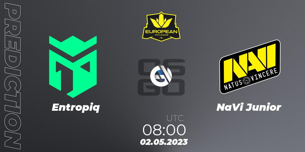 Prognose für das Spiel Entropiq VS NaVi Junior. 02.05.2023 at 08:00. Counter-Strike (CS2) - European Pro League Season 8: Division 2