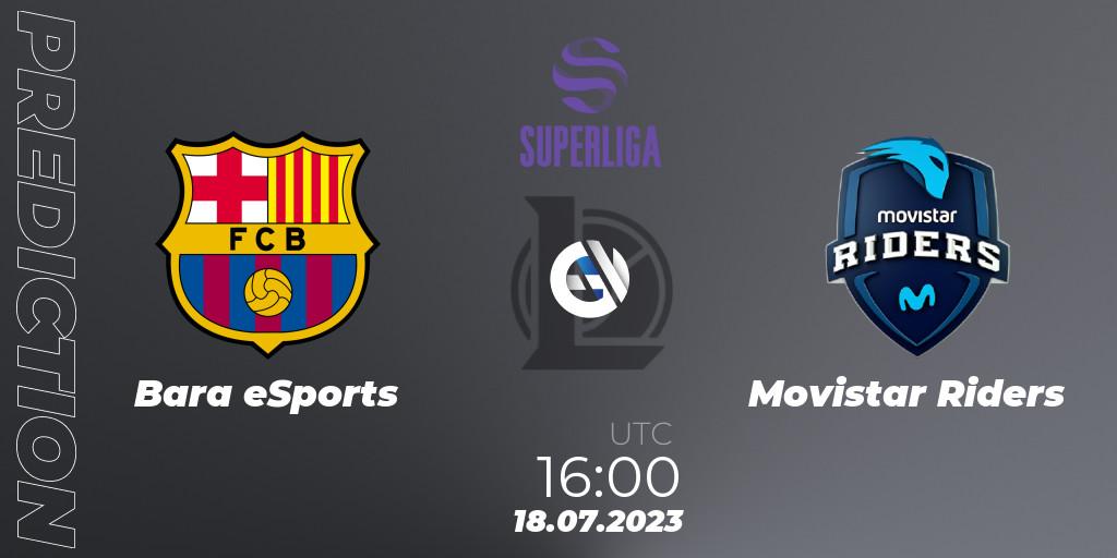 Prognose für das Spiel Barça eSports VS Movistar Riders. 18.07.2023 at 19:00. LoL - Superliga Summer 2023 - Group Stage