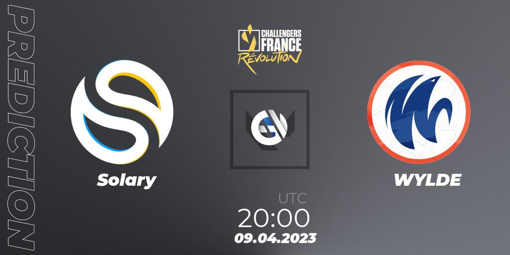 Prognose für das Spiel Solary VS WYLDE. 09.04.2023 at 20:30. VALORANT - VALORANT Challengers France: Revolution Split 2 - Regular Season