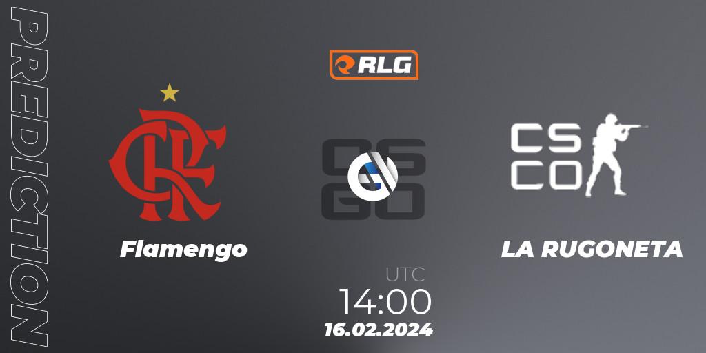Prognose für das Spiel Flamengo VS LA RUGONETA. 16.02.24. CS2 (CS:GO) - RES Latin American Series #1