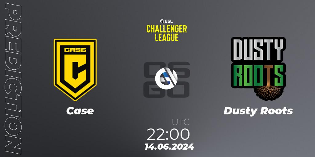 Prognose für das Spiel Case VS Dusty Roots. 14.06.2024 at 22:00. Counter-Strike (CS2) - ESL Challenger League Season 47 Relegation: South America
