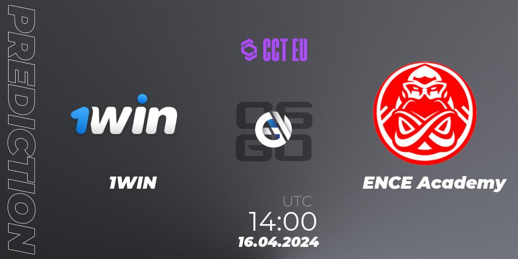 Prognose für das Spiel 1WIN VS ENCE Academy. 16.04.24. CS2 (CS:GO) - CCT Season 2 Europe Series 1 Closed Qualifier