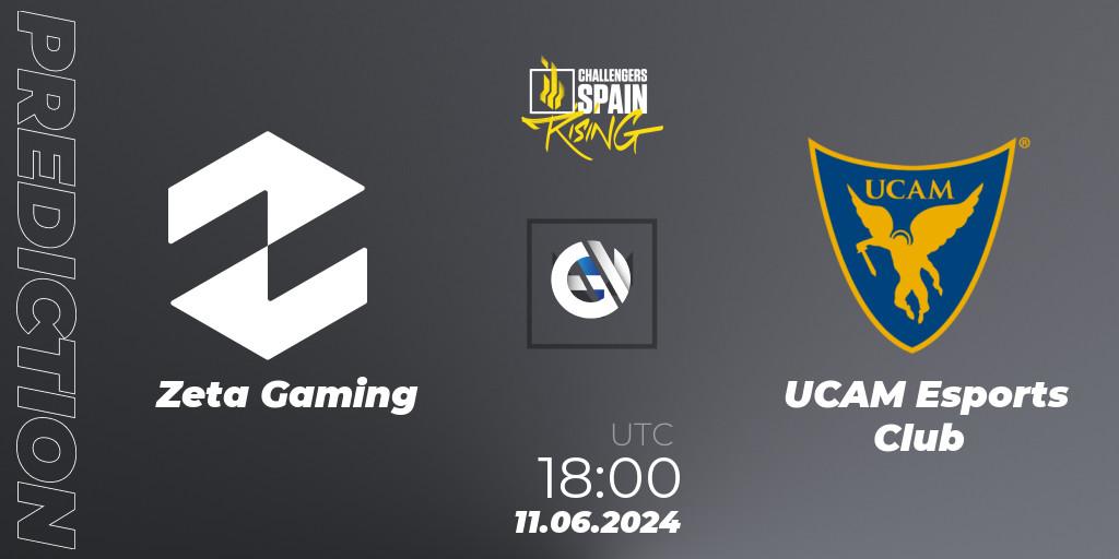 Prognose für das Spiel Zeta Gaming VS UCAM Esports Club. 11.06.2024 at 16:00. VALORANT - VALORANT Challengers 2024 Spain: Rising Split 2
