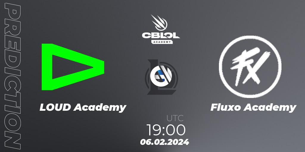 Prognose für das Spiel LOUD Academy VS Fluxo Academy. 12.02.2024 at 19:00. LoL - CBLOL Academy Split 1 2024