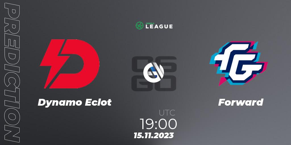 Prognose für das Spiel Dynamo Eclot VS Forward. 15.11.23. CS2 (CS:GO) - ESEA Season 47: Advanced Division - Europe