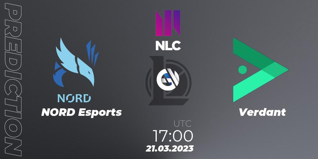 Prognose für das Spiel NORD Esports VS Verdant. 21.03.2023 at 17:00. LoL - NLC 1st Division Spring 2023