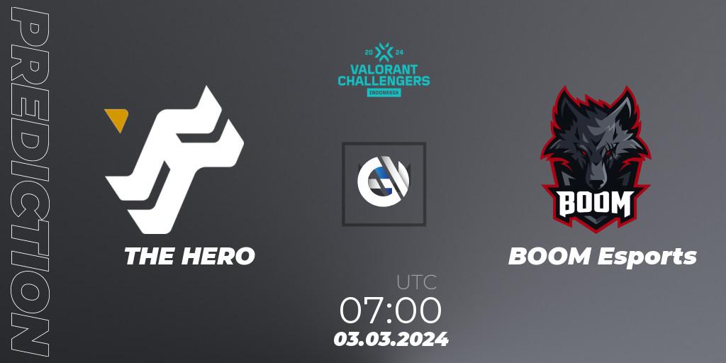 Prognose für das Spiel THE HERO VS BOOM Esports. 03.03.24. VALORANT - VALORANT Challengers Indonesia 2024: Split 1