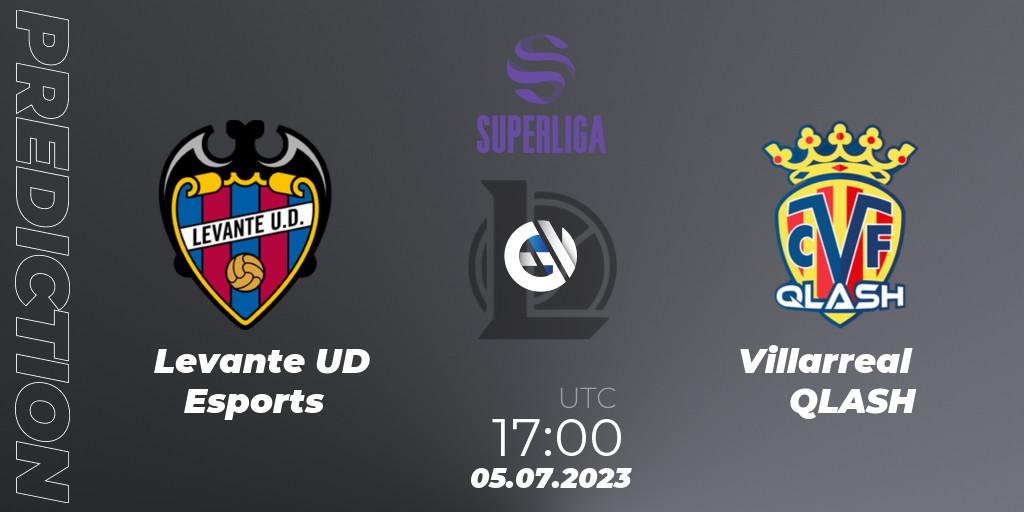 Prognose für das Spiel Levante UD Esports VS Villarreal QLASH. 05.07.2023 at 16:00. LoL - LVP Superliga 2nd Division 2023 Summer