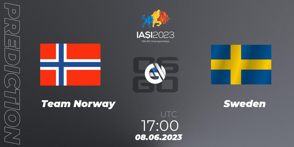 Prognose für das Spiel Team Norway VS Sweden. 08.06.2023 at 17:00. Counter-Strike (CS2) - IESF World Esports Championship 2023: Northern Europe Qualifier