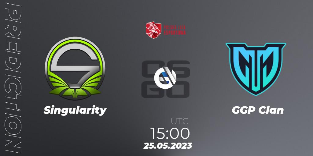 Prognose für das Spiel Singularity VS GGP Clan. 25.05.23. CS2 (CS:GO) - Polish Esports League 2023 Split 2