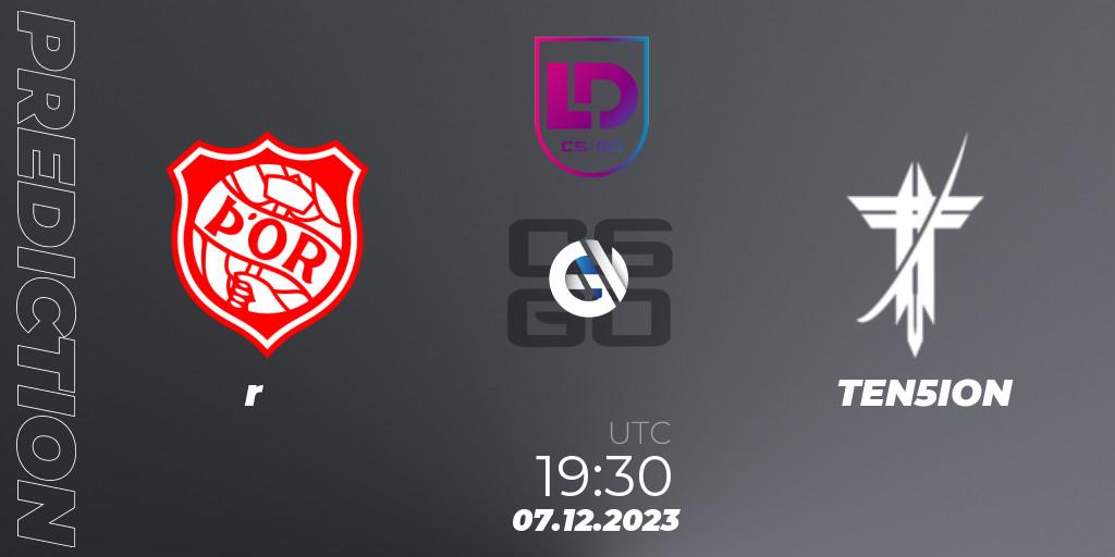 Prognose für das Spiel Þór VS TEN5ION. 07.12.23. CS2 (CS:GO) - Icelandic Esports League Season 8: Regular Season