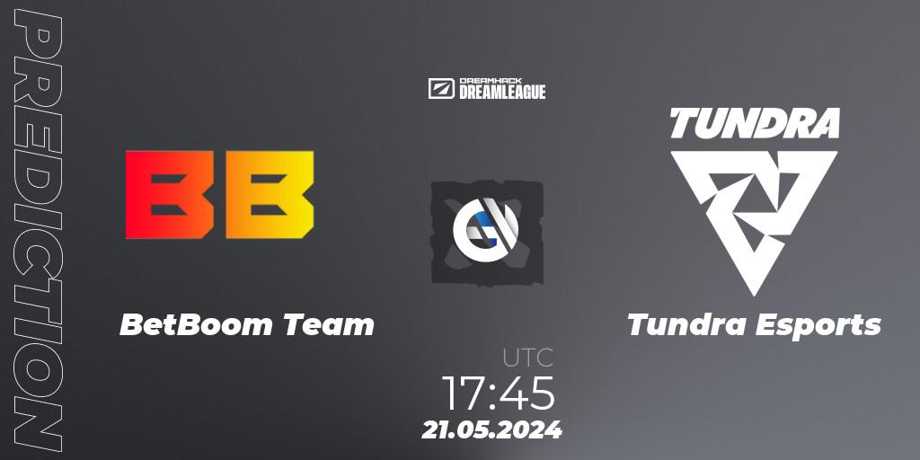 Prognose für das Spiel BetBoom Team VS Tundra Esports. 21.05.2024 at 18:00. Dota 2 - DreamLeague Season 23