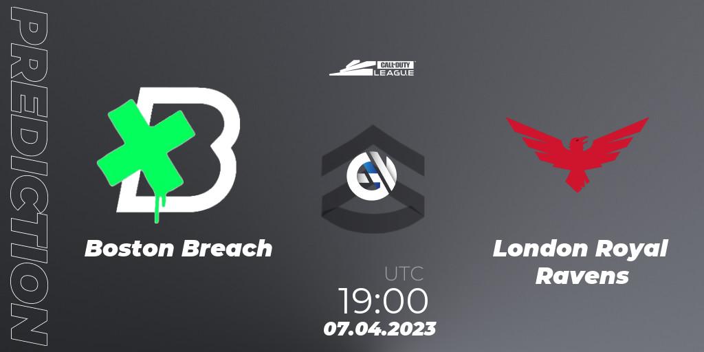 Prognose für das Spiel Boston Breach VS London Royal Ravens. 07.04.2023 at 19:00. Call of Duty - Call of Duty League 2023: Stage 4 Major Qualifiers