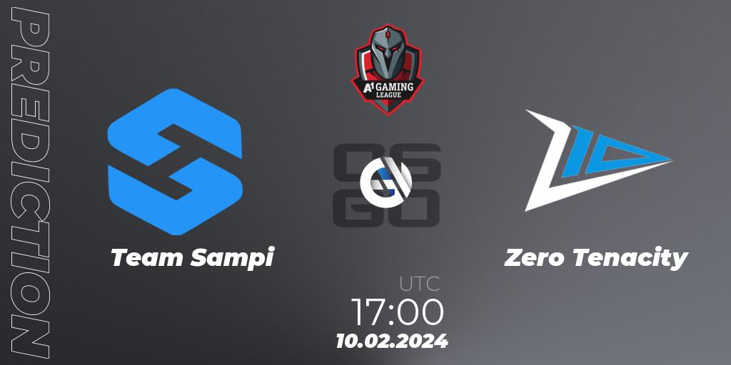 Prognose für das Spiel Team Sampi VS Zero Tenacity. 10.02.24. CS2 (CS:GO) - A1 Gaming League Season 8