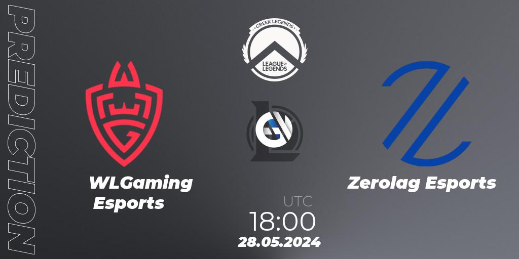 Prognose für das Spiel WLGaming Esports VS Zerolag Esports. 28.05.2024 at 18:00. LoL - GLL Summer 2024