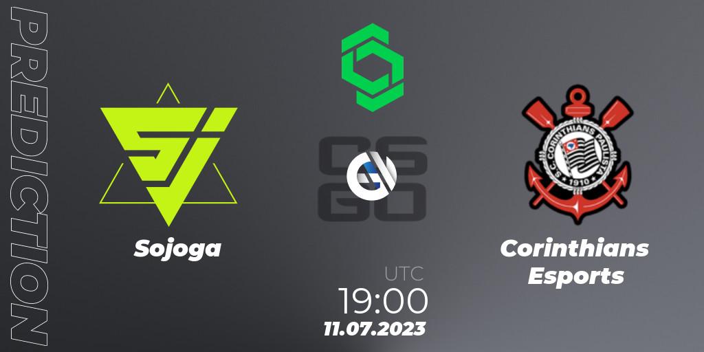 Prognose für das Spiel Sojoga VS Corinthians Esports. 11.07.2023 at 20:50. Counter-Strike (CS2) - CCT South America Series #8