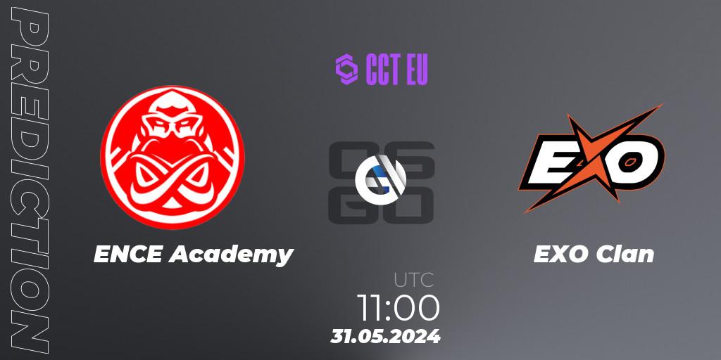 Prognose für das Spiel ENCE Academy VS EXO Clan. 31.05.2024 at 11:00. Counter-Strike (CS2) - CCT Season 2 Europe Series 5 Closed Qualifier