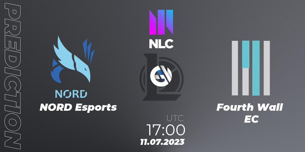 Prognose für das Spiel NORD Esports VS Fourth Wall EC. 11.07.2023 at 17:00. LoL - NLC Summer 2023 - Group Stage