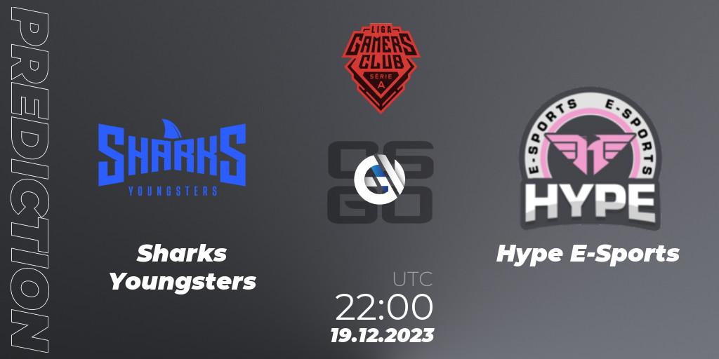 Prognose für das Spiel Sharks Youngsters VS Hype E-Sports. 19.12.2023 at 22:00. Counter-Strike (CS2) - Gamers Club Liga Série A: December 2023
