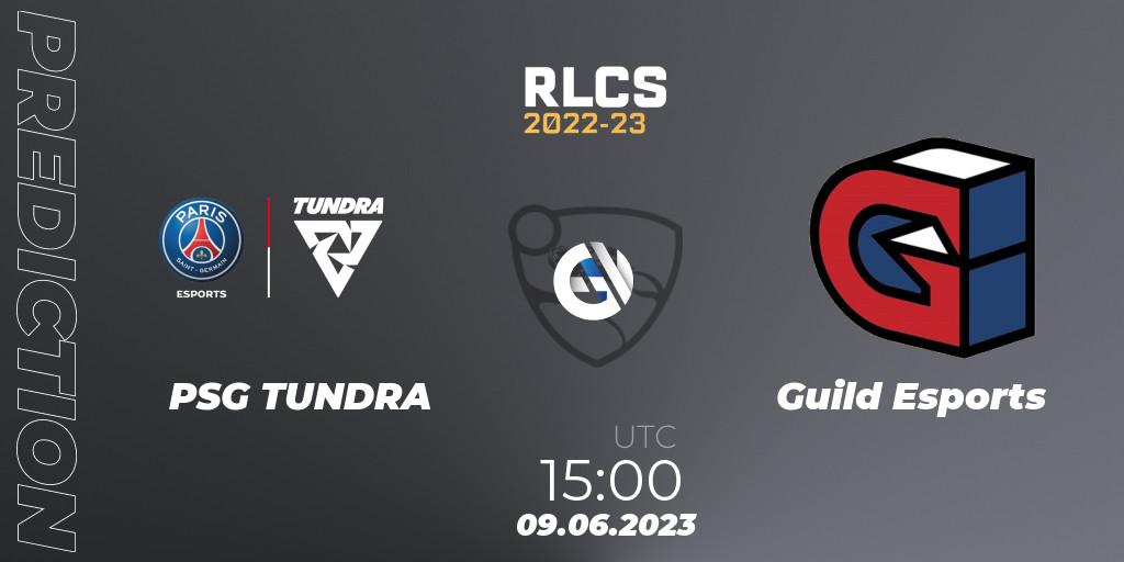 Prognose für das Spiel PSG TUNDRA VS Guild Esports. 09.06.23. Rocket League - RLCS 2022-23 - Spring: Europe Regional 3 - Spring Invitational