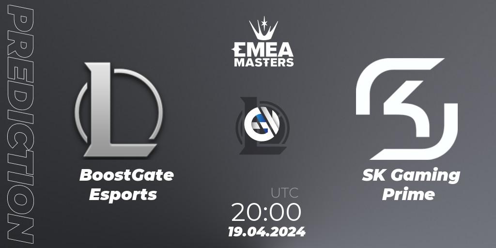 Prognose für das Spiel BoostGate Esports VS SK Gaming Prime. 19.04.24. LoL - EMEA Masters Spring 2024 - Group Stage