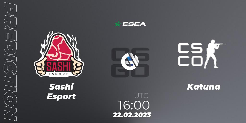 Prognose für das Spiel Sashi Esport VS Tenstar. 22.02.2023 at 16:00. Counter-Strike (CS2) - ESEA Season 44: Advanced Division - Europe
