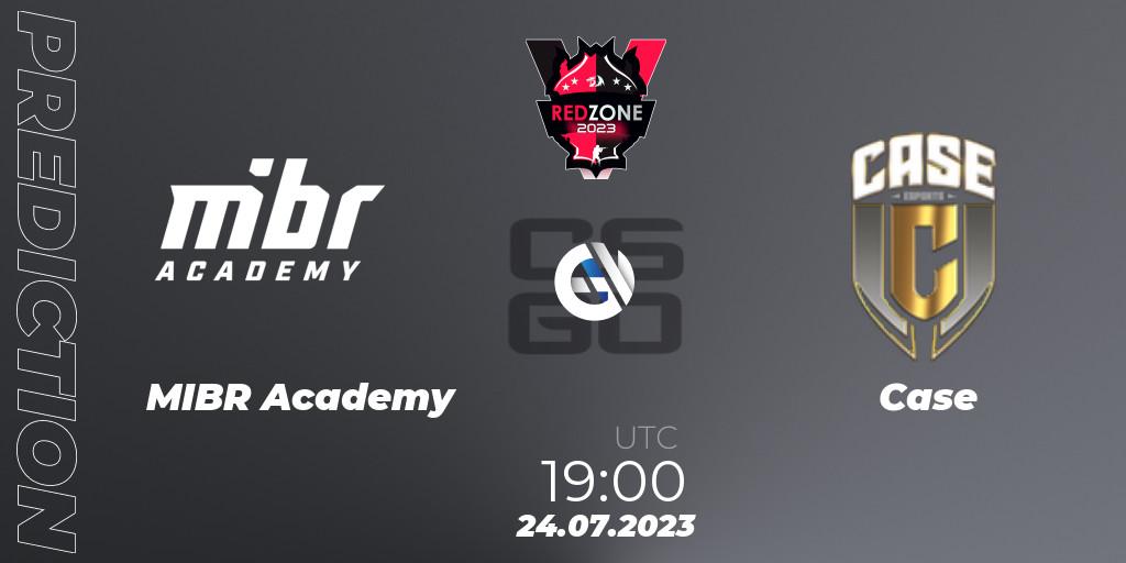 Prognose für das Spiel MIBR Academy VS Case. 26.07.23. CS2 (CS:GO) - RedZone PRO League Season 5