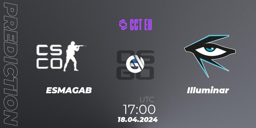 Prognose für das Spiel ESMAGAB VS Illuminar. 18.04.24. CS2 (CS:GO) - CCT Season 2 Europe Series 1 Closed Qualifier